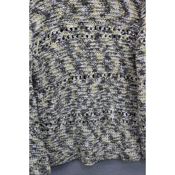 Chicos Long Sleeve Open Knit Tunic Sweater-Size 2-Oversized-Beachy-NWT - Picture 11 of 12